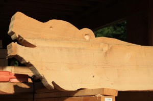 Glued and cut