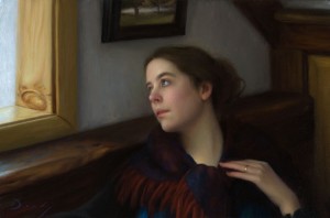 Kathryn in the Studio